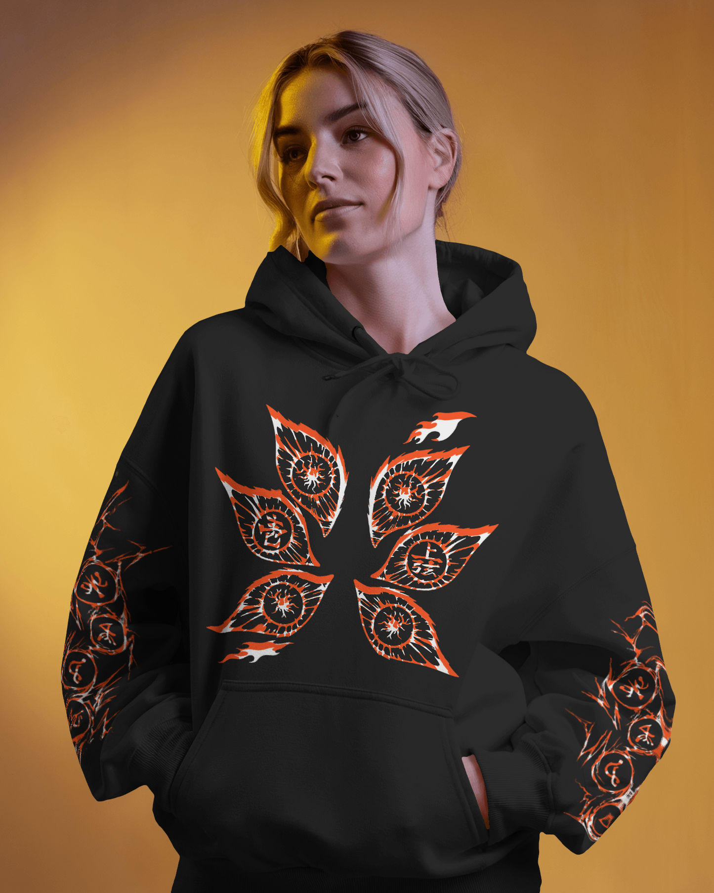 Demon Slayer “Fiery Eyes” Premium Hoodie