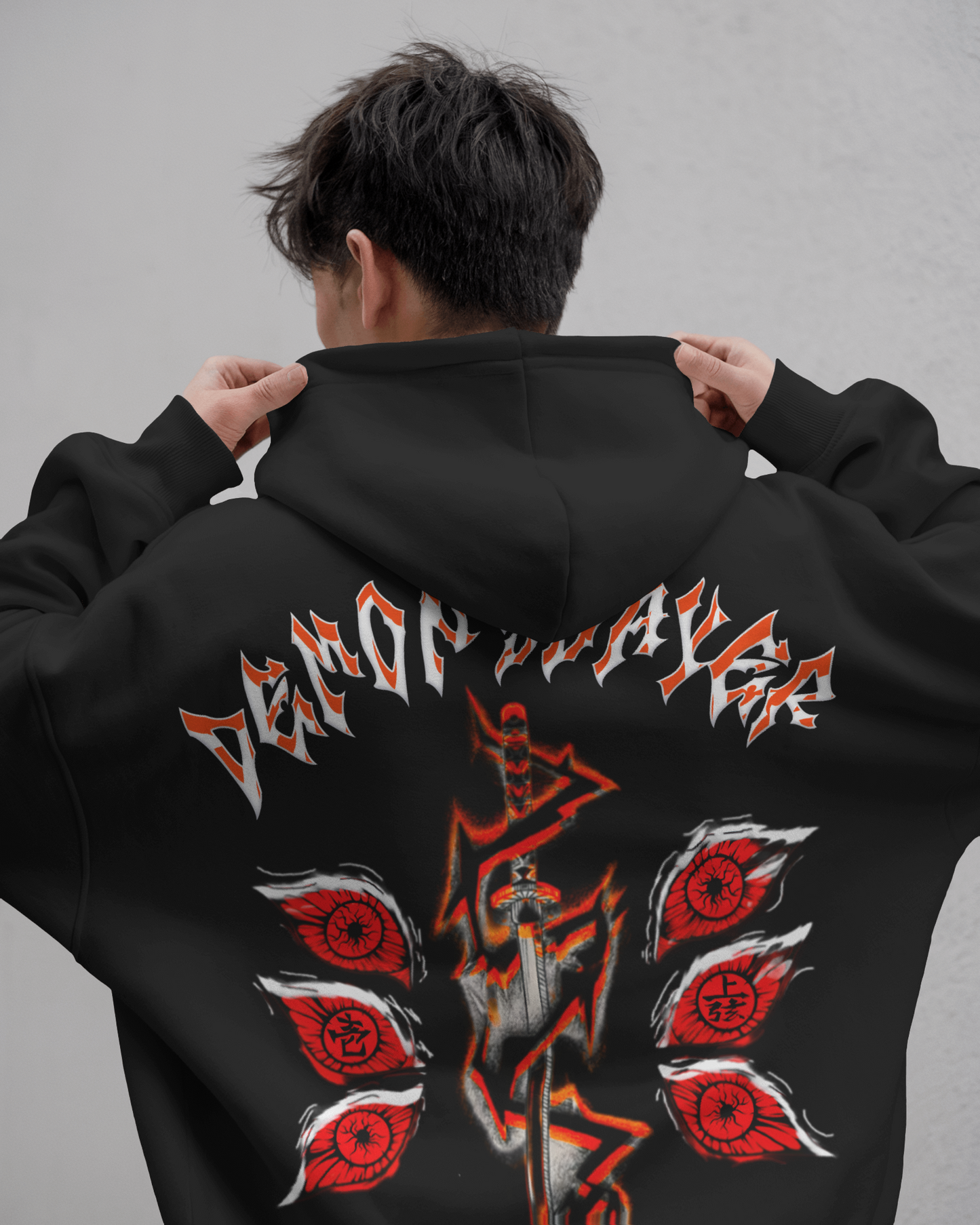 Demon Slayer “Fiery Eyes” Premium Hoodie