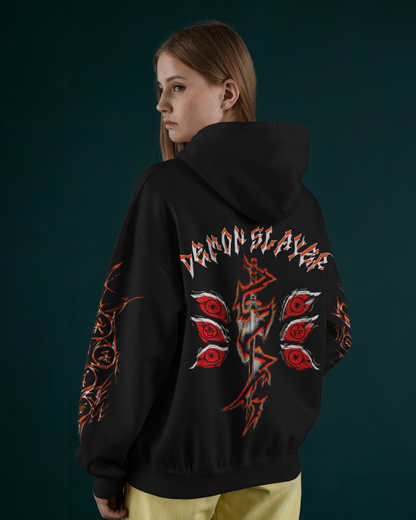 Demon Slayer “Fiery Eyes” Premium Hoodie